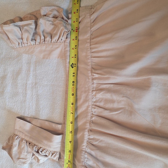 ​Anthropologie o.p.t Ruffle Flutter Sleeve Babydoll Cottagecore A-line Dress M - Picture 11 of 11